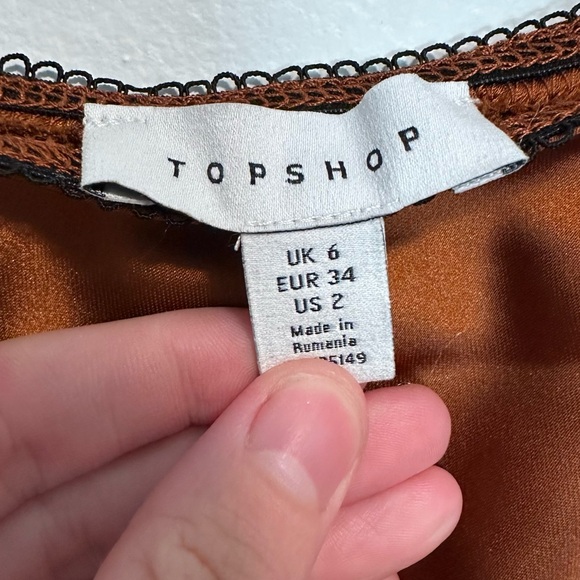Topshop darling fall orange skirt - Picture 4 of 5
